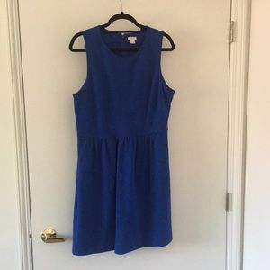 JCrew Factory Blue Dress